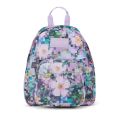 Jansport Half Pint Purple Floral Backpack for Unisex. 