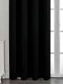 1PC Black High Blackout Living Room Finished Window Curtains for Bedroom. 