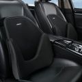 Ergonomically Compliant Split Type Automotive Lumbar Support Buckle Fixation Relieve Fatigue Lumbar Seat Pillow Breathable Memory Cotton Auto Pad Cushion SUV. 