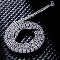 Xujiguanghui ShopSphere ARTPHRO Tennis Necklace for Women and men copper chain non easy tarnish couple necklace gift for gf/bf and best friend. 