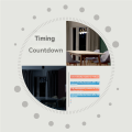 OUMERY Tuya WiFi Smart Light Switch Need Neutral Wire 110-250V US Push Button Light for Alexa Home Smart Life 2 Gang. 