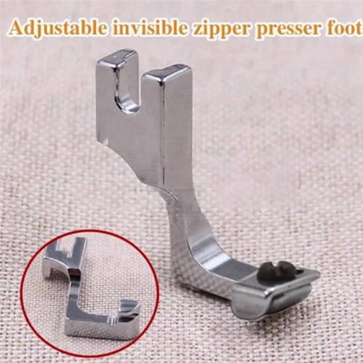 Adjustable%20Invisible%20Zipper%20Presser%20Foot%20Unilateral%20Zipper%20Feet%20for%20Single%20Needle%20Lockstitch%20Industrial%20Sewing%20Machine%20-%20Image%202