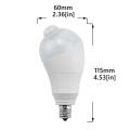 Pir Motion Sensor Bulb 7 Watts Led E17 Bulb Intermediate Base For Stairs, Garage. 