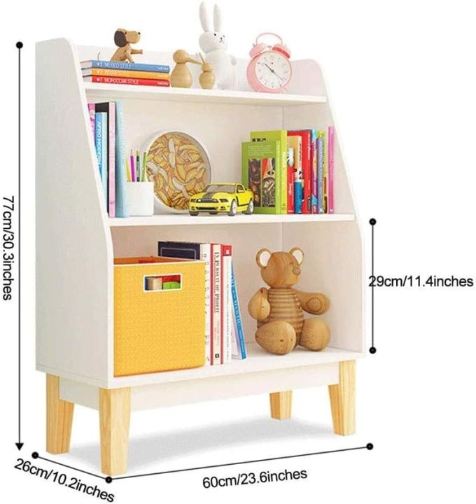 Kamakhya%20decor%20Bookcases%20Toy%20Storage%20Cabinet%20White%20Bookshelf%20Storage%20Shelf%20Living%20Room%20Rack%20Storage%20Rack%20-%20Image%205