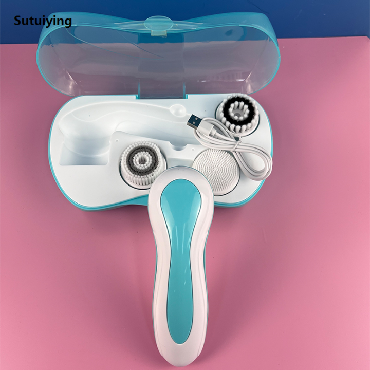 Sutuiying%204%20in%201%20Electric%20Face%20Cleaner%20Brush%20Waterproof%20Rotating%20Face%20Profesional%20Washing%20Brush%20Handheld%20Spinning%20Face%20Cleaning%20Brush%20-%20Image%206