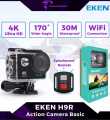 Eken H9R Action Camera Sports Cam 20MP 4K Ultra HD + Accessories. 