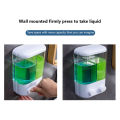 500/1000ML Liquid Soap Pump Dispenser Waterproof Soap Dispenser Multifunction Hand Liquid Dispenser for Bathroom Washroom. 