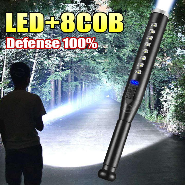 2025 NEW High Power Baseball Bat Flashlight ABS Usb Rechargeable LED ...