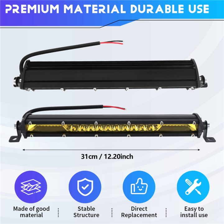 12%20Inch%20LED%20Light%20Bar%20LED%20Work%20Roof%20Lights%20Bar%2012V%2024V%20Flood%20Spot%20Beam%20Driving%20Lamps%20Offroad%20SUV%20Truck%20-%20Image%202