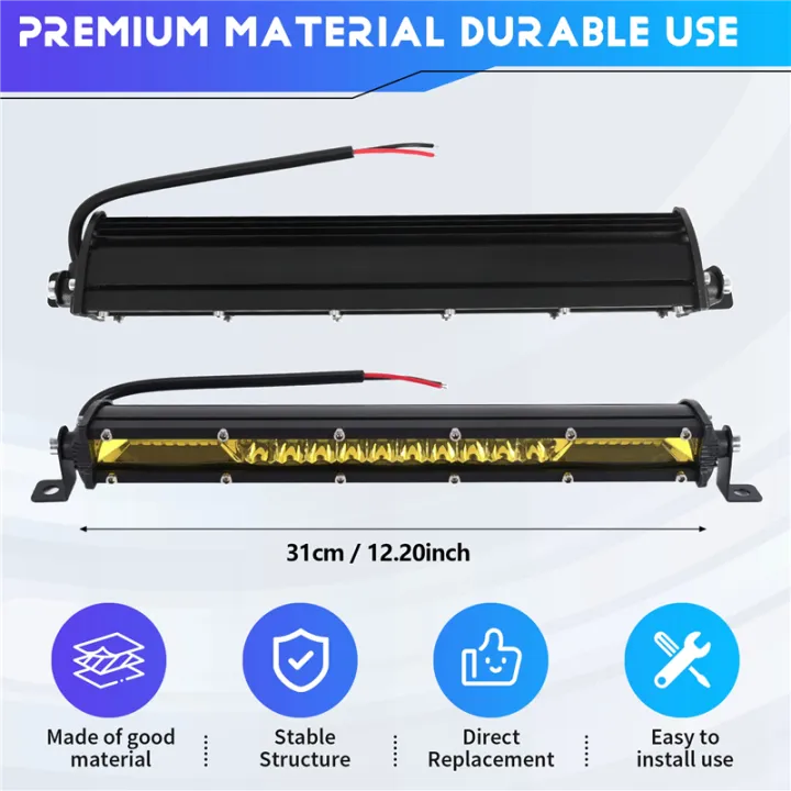 12%20Inch%20LED%20Roof%20Lights%20Bar%2012V%2024V%20Flood%20Spot%20Beam%20Driving%20Lamps%20-%20Image%202