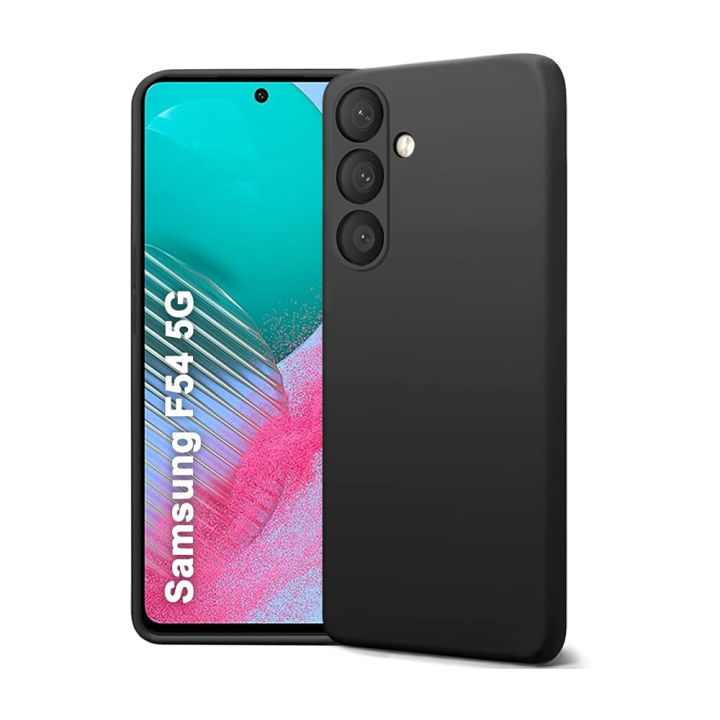 Silicone%20Case%20For%20Samsung%20Galaxy%20F54%205G%20%7C%20Microfiber%20Inside%20%7C%20360%20Degree%20Camera%20Protection%20Bump%20Back%20Phone%20Cover%20-%20Image%202