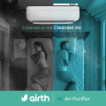 AIRTH Air Purifier For AC, Coated HEPA AC Filter, Proven Protection From PM2.5 PM10 Viruses and Allergies,. 