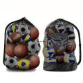 Portable shoulder storage bag ball bag basketball piece 1 large capacity football drawstring ball storage bag sports equipment. 