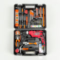 Professional Tool Kit With Impact Drill TD13-100, 650W, 115 Home Essential Tools Set. 
