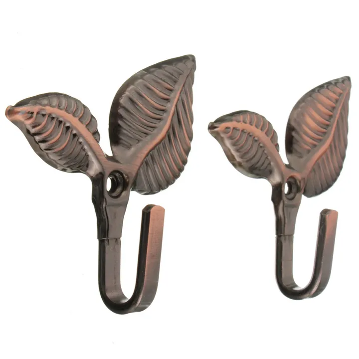 fasdaga%202%20Pair%20Wall%20Hooks:%201%20Pair%20Metal%20Rose%20Flower%20Curtain%20Tie%20Back%20Tieback%20Holders%20Wall%20Hooks%20&%201%20Pair%20Iron%20Leaf%20Shaped%20Curtain%20Tie%20Backs%20Holders%20Wall%20Hooks%20-%20Image%202