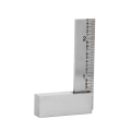Machinist Square Tool 90-Degree Right Carpenter Measuring Tool Right Angle Ruler L-Type Square Ruler with Wide Base A. 