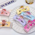 Cute rabu cloth children's hair accessories medium small square acrylic grip student beautiful girl hair grab sweet hairpin. 