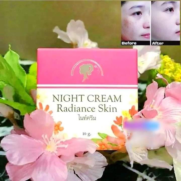 Night Cream Radiance Skin, Anti Blemish Cream Night Radiance Cream - 10g
