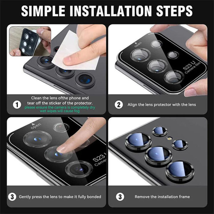 Camera%20Lens%20for%20Samsung%20Galaxy%20A35%205G%20-%20Individual%20Metal%20Ring%20Tempered%20Glass%20Camera%20Screen%20Protector%20with%20Locator%20(Black)%20-%20Image%203