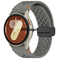 Difutagui durableGlue Strap 7 Silicon XY Watch with a Gala Corre for Samsung Galaxy Fifty percent discount Watch 7/FE/5 Pro/6/4 Classic 44-40mm Magnetic Sport Bracelet. 