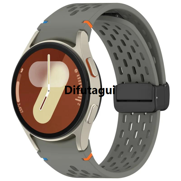 Difutagui%20durableGlue%20Strap%207%20Silicon%20XY%20Watch%20with%20a%20Gala%20Corre%20for%20Samsung%20Galaxy%20Fifty%20percent%20discount%20Watch%207/FE/5%20Pro/6/4%20Classic%2044-40mm%20Magnetic%20Sport%20Bracelet%20-%20Image%208