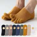 1/3 Pairs Mens Finger Boat for Flats Unisex Summer Invisible Sheer Breathable Liner Mesh Thin Socks. 