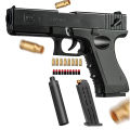 Agaze Glock Sponge Bullet Shell Throwing Hand Self Integrated Soft Bullet Nerf Blaster. 