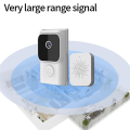 (GGBR) Tuya APP Free Cloud Storage WiFi Doorbell Low Consumption Visual Door Peephole Video Eye Night PIR Security Doorviewer,B. 
