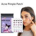 96 PCS/SET Kuromi Pimple Patch Acne Colorful Invisible Acne Removal Skin Care Stickers Concealer Face Spot Beauty Makeup Tools. 