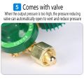 Oxygen Gas Bottle Regulators O2 Reducing Pressure Inhaler Acetylene Double Gauge Regulator Oxygen Tank Regulator. 