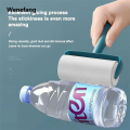 Wenefang transparent bag 1pc Pet Hair Remover Replaceable Roll Paper Sticky Roller Dust Wiper Household Clothes Lint Remover Carpet Cleaner Cleaning Tool. 