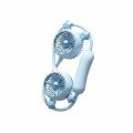 Shining Stars Foldable Design Hanging Neck Fan Rechargeable Quiet Operation Charging Fan Hanging Portable Neck Fan Office Use. 