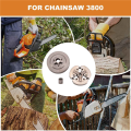2set 3/8 Clutch Drum & Clutch & Needle Bearing Fit for Chinese Chainsaw 3800. 