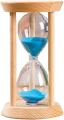 BAN SOUVENIOR 10 Minute Big Size Hourglass Sand Timer Sand Clock 10 Minutes Sand Hourglass Timer with Wood Sand for Games Classroom Home Desk White. 