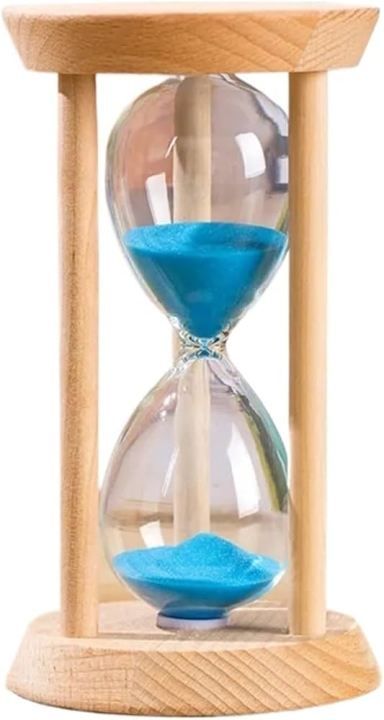 BAN%20SOUVENIOR%2010%20Minute%20Big%20Size%20Hourglass%20Sand%20Timer%20Sand%20Clock%2010%20Minutes%20Sand%20Hourglass%20Timer%20with%20Wood%20Sand%20for%20Games%20Classroom%20Home%20Desk%20White%20-%20Image%202