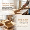 Wooden Handle Soft Bristle Bee Brush Durable Pig Bristles Beekeeping Brush Gentle Beehive Brush Beehive Cleaning. 