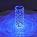 Crystal Table Lamp Rose Light Projector 3/16 Colors Adjustable Romantic Diamond Atmosphere LED Light. 