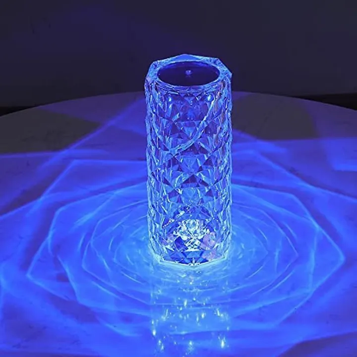 Crystal%20Table%20Lamp%20Rose%20Light%20Projector%203/16%20Colors%20Adjustable%20Romantic%20Diamond%20Atmosphere%20LED%20Light%20-%20Image%202