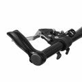 1 Pair Lightweight Black Bike Bar End Aluminum Alloy Ergonomic Bar End Grips With Stoppers 22.2mm Diameter MTB Handlebar Ends for Road Bike,Mountain Bike. 
