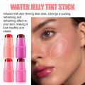 Kuying Fashion EELHOE Fruit Jelly Powder Blusher Lazy People Lip Gloss Stick Even Skin Highlight Blush Face Makeup Easy to Apply Lipstick. 