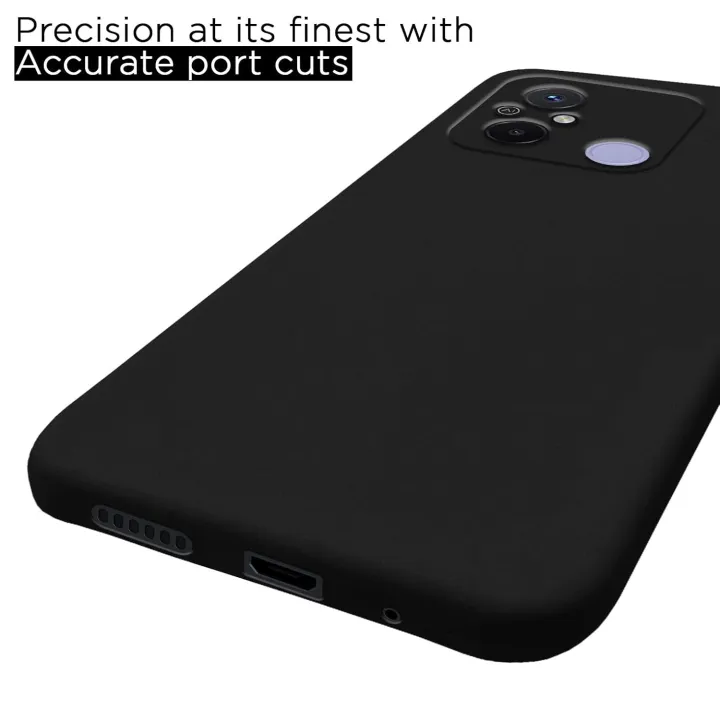 Redmi%2012C%20/%20Poco%20C55%20Back%20Cover%20Soft%20Matte%20Liquid%20Silicone%20TPU%20%7C%20Camera%20Protection%20%7C%20Shockproof%20Slim%20Back%20Case%20for%20Redmi%2012C%20/%20Poco%20C55%20(Black)%20-%20Image%204