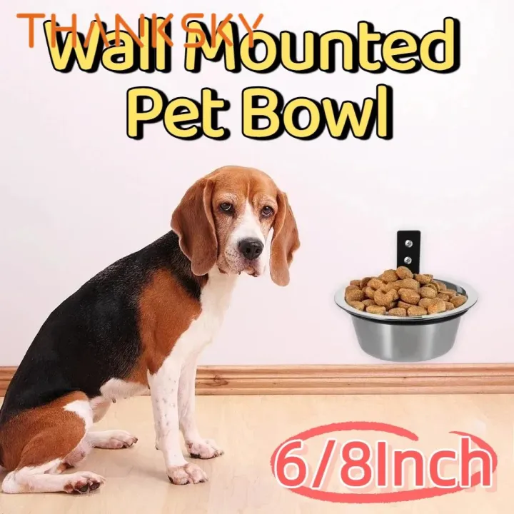 Cat%20Basin%20Foldable%20Hanging%20Pet%20Bowl%206/8inch%20Anti%20Slip%20Stationary%20Dog%20Cage%20Bowl%20Multifunction%20Wall%20Mounted%20Pet%20Food%20Dispenser%20Home%20-%20Image%205