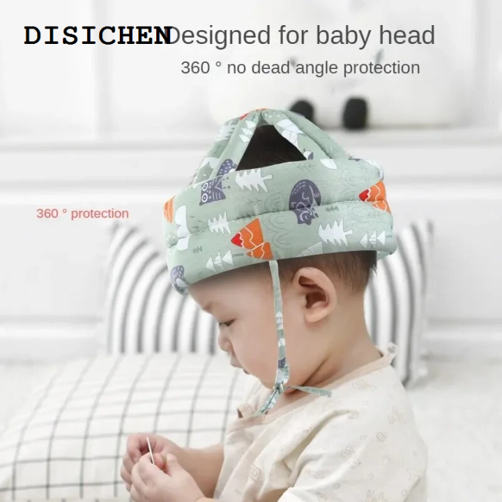DISICHEN%20Luxury%201%20PCS%20Baby%20Safety%20Helmet%20Head%20Protection%20Hat%20Toddler%20Walk%20Crash%20Cap%20Adjustable%20Protective%20Headgear%20-%20Image%202