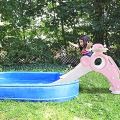 Small Garden Slide for Kids. 