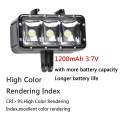Waterproof Dimmable LED Video POV Flash Fill Night Light for GoPro Xiaoyi. 