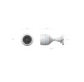 Ezviz Outdoor 2MP H3C ColorVu Audio Wired/Wireless Fixed Bullet CCTV Camera With SD Card Supported (64 UNV SD Card Included). 