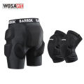 BARBOK New Outdoor Ski Knee Pads Motorcycle Shorts Skating Sports Protective Skiing Hip Protector Padded Breathable Shorts. 