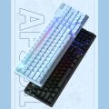 AJAZZ AF981 Wired Keyboard RGB Gaming Keyboard with 19-Key Anti-Ghosting Metal Base Ergonomic Design Volume Control. 