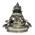 Kuber Statue 10" | Brass | Harati Metal Craft | Nepali Handmade Lord Kuber Statue. 