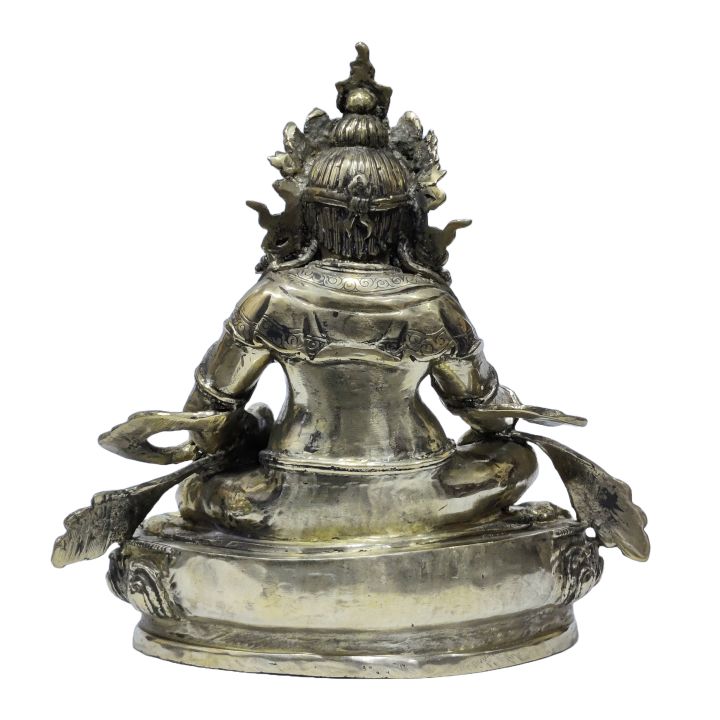 Kuber%20Statue%2010"%20%7C%20Brass%20%7C%20Harati%20Metal%20Craft%20%7C%20Nepali%20Handmade%20Lord%20Kuber%20Statue%20-%20Image%205